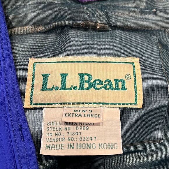 Vintage made in Hong Kong LL Bean GoreTex Jacket: XL Great condition for age - Picture 5 of 13